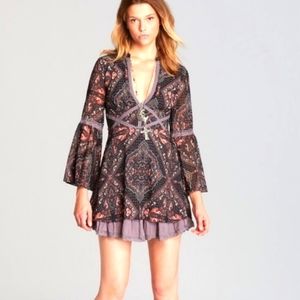 NWOT / FREE PEOPLE 'MOONLIGHT BAY' mini dress